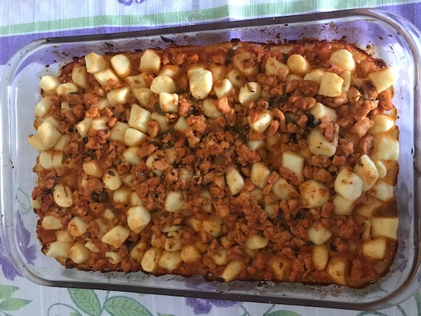 Nhock de batata com farinha de arroz